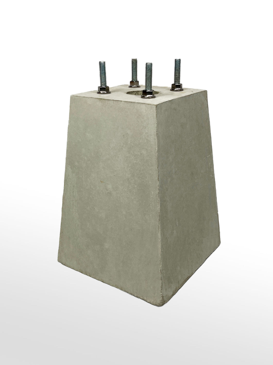 Concrete base for Ladeeda® pedestals